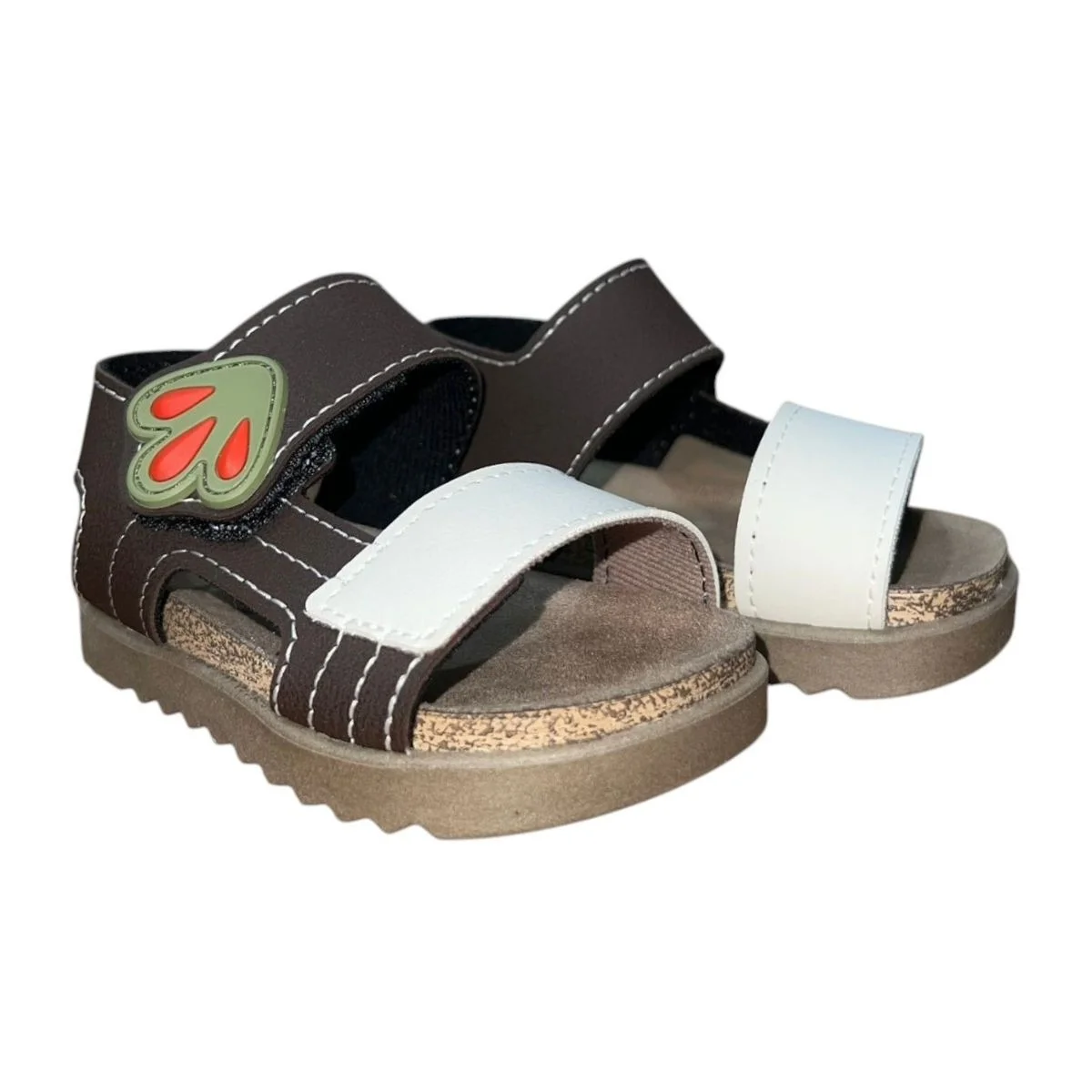Sandália Papete Infantil Menino Molekinho 2636.106 Marrom Marrom 2