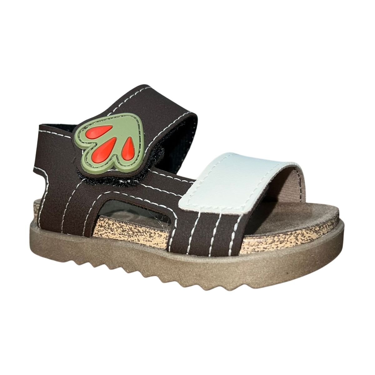 Sandália Papete Infantil Menino Molekinho 2636.106 Marrom Marrom 3