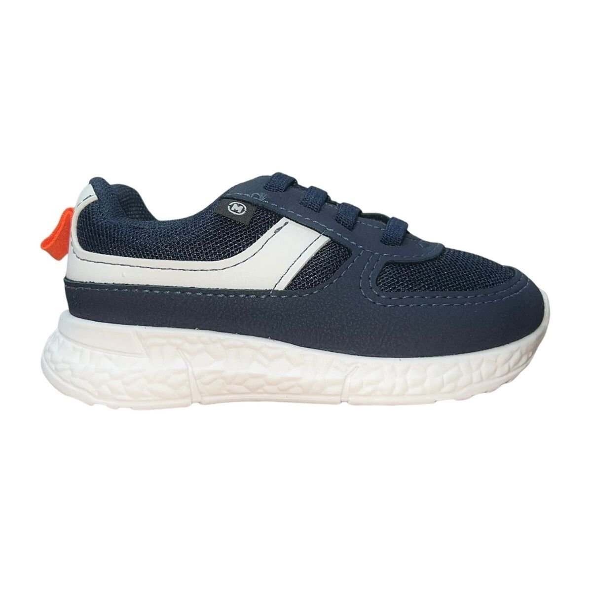 Tênis Slip On Esportivo com Cadarço Estilizado Infantil Menino Molekinho 2609.229 Marinho