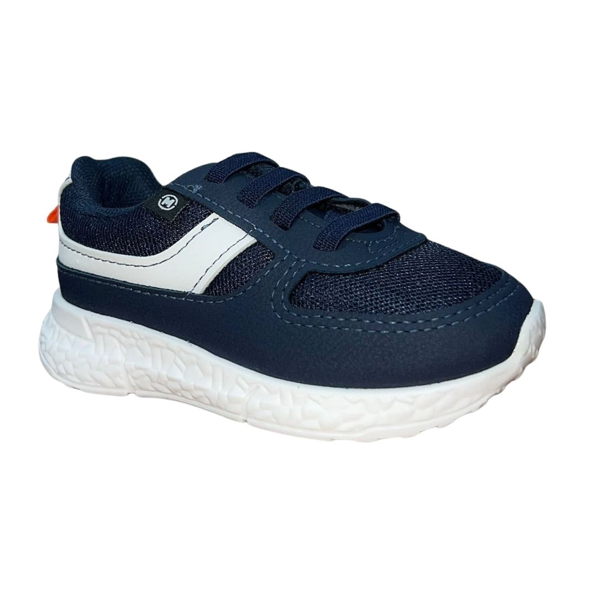 Tênis Slip On Esportivo com Cadarço Estilizado Infantil Menino Molekinho 2609.229 Marinho Marinho 3