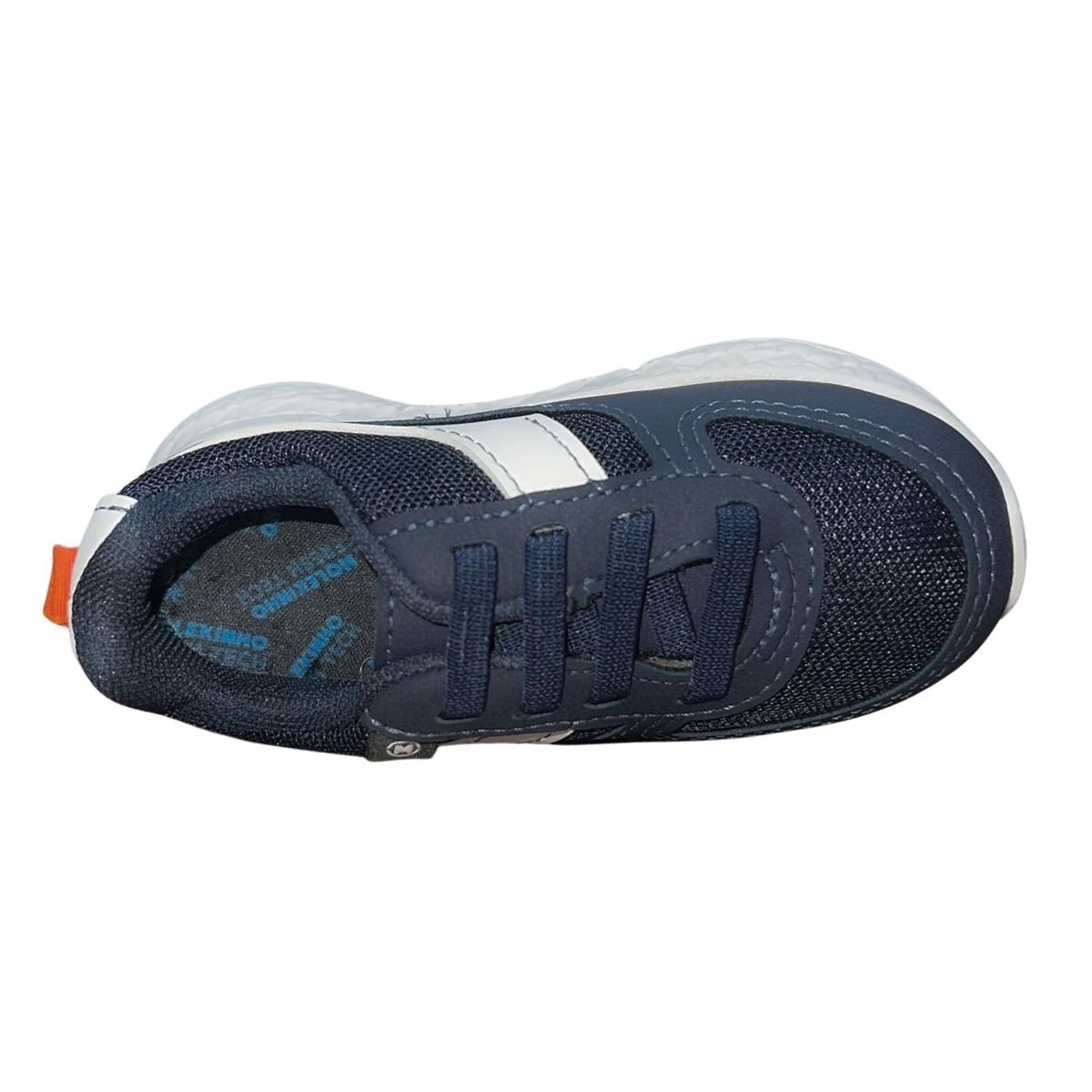 Tênis Slip On Esportivo com Cadarço Estilizado Infantil Menino Molekinho 2609.229 Marinho Marinho 4