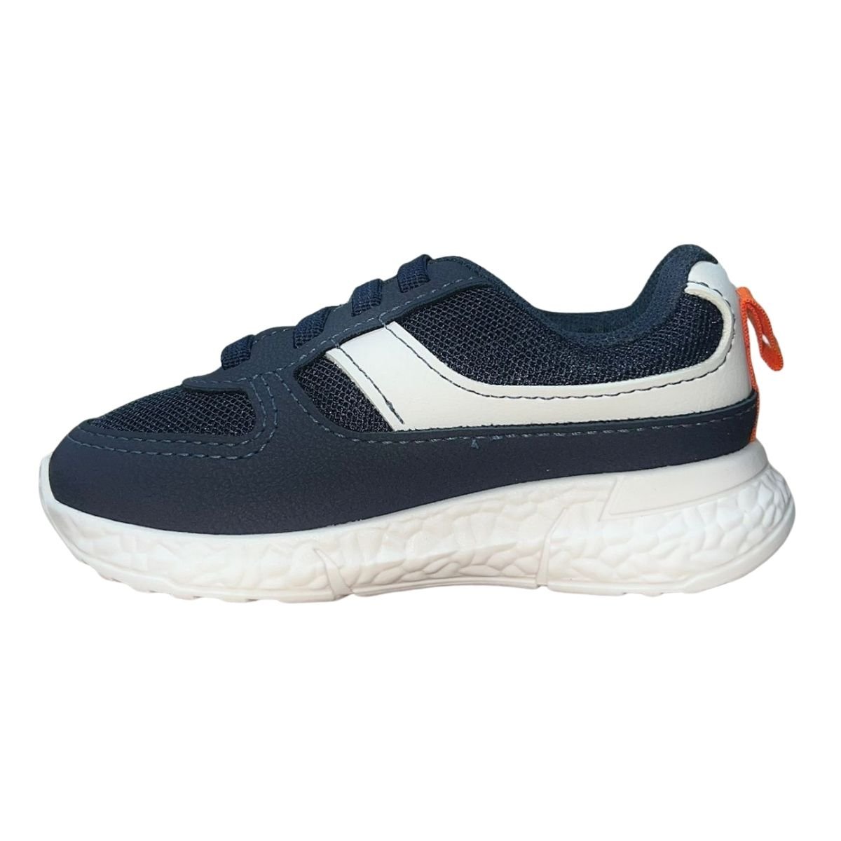 Tênis Slip On Esportivo com Cadarço Estilizado Infantil Menino Molekinho 2609.229 Marinho Marinho 5