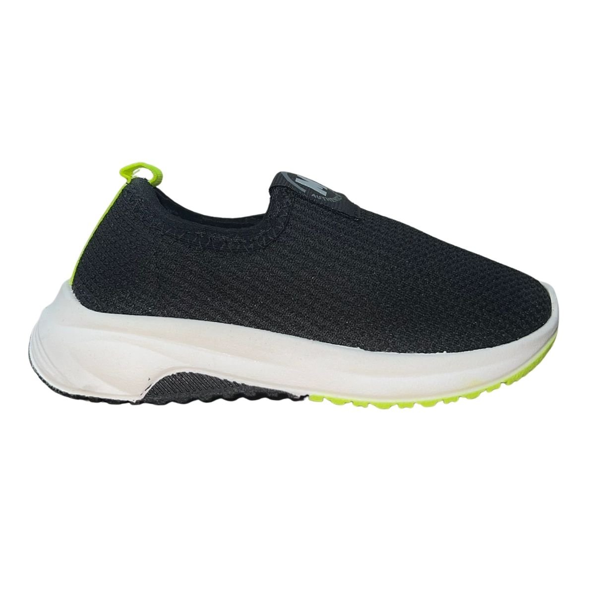 Tênis Slip On Esportivo de Malha Infantil Menino Molekinho 2634.100 Preto