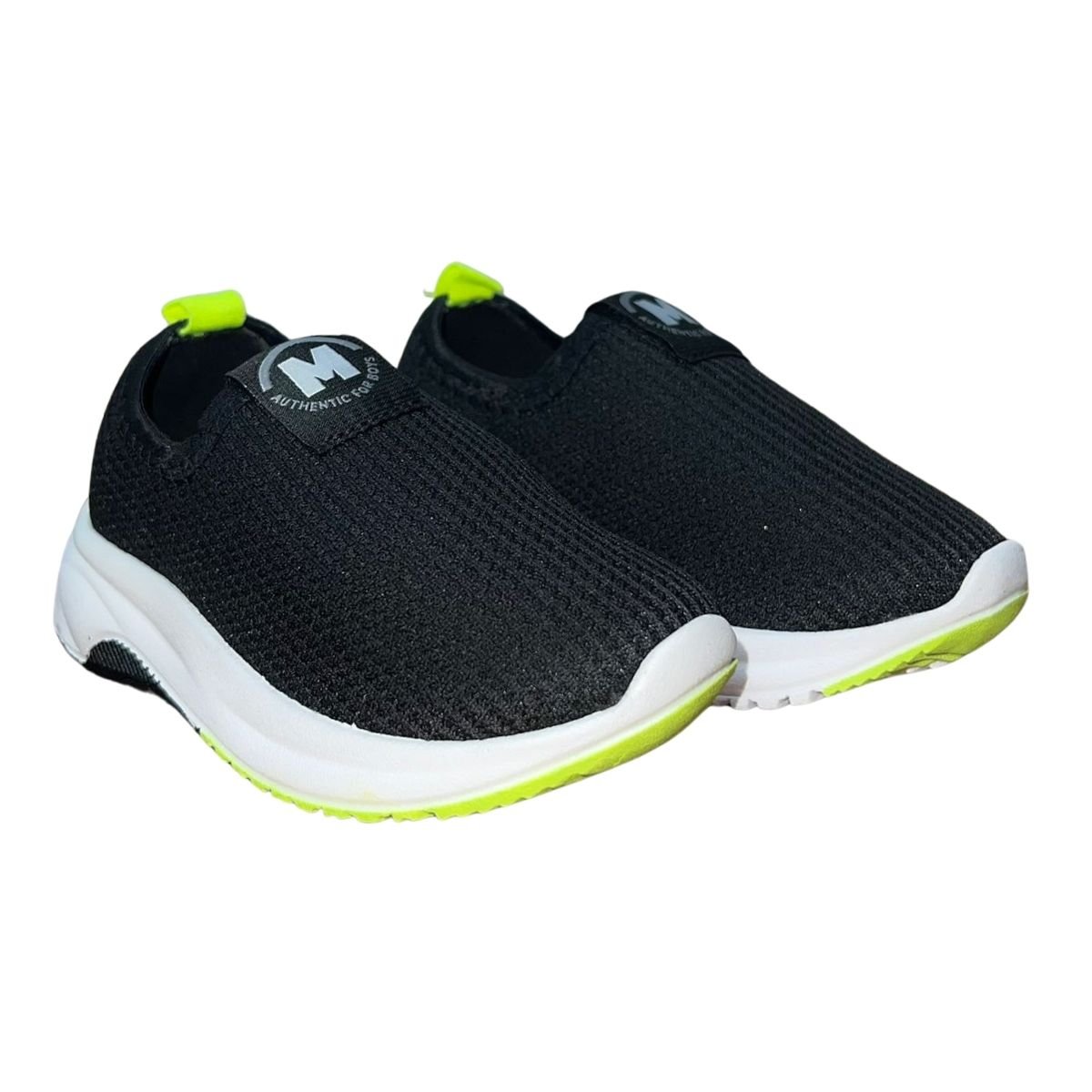 Tênis Slip On Esportivo de Malha Infantil Menino Molekinho 2634.100 Preto Preto 2