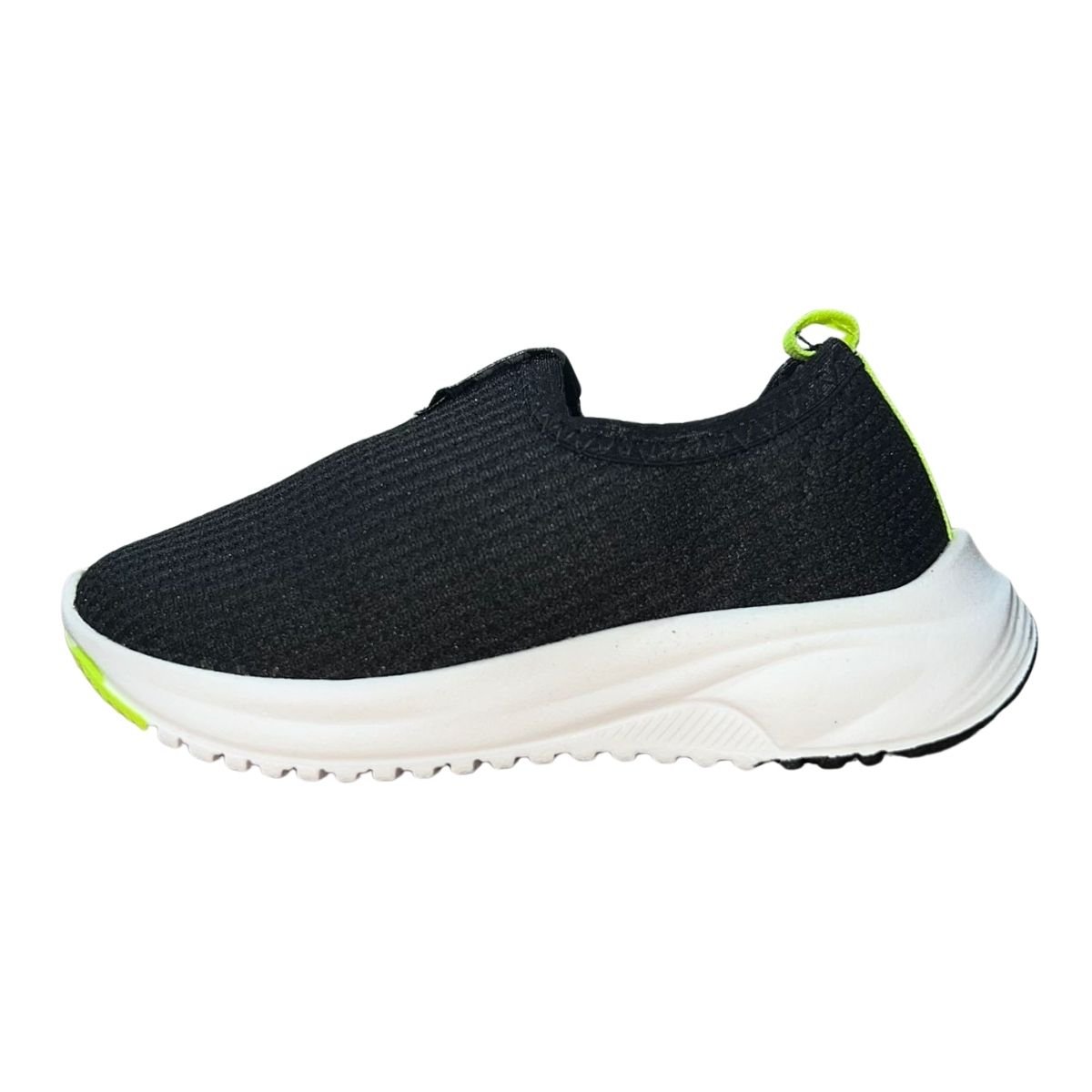 Tênis Slip On Esportivo de Malha Infantil Menino Molekinho 2634.100 Preto Preto 5