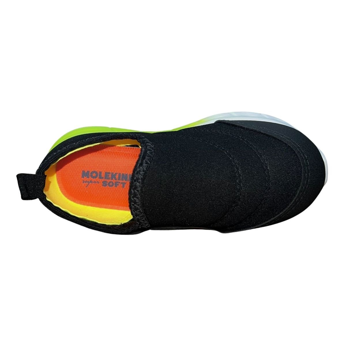 Tênis Slip On Esportivo Infantil Menino Molekinho 2147.513 Preto Preto/Verde 4