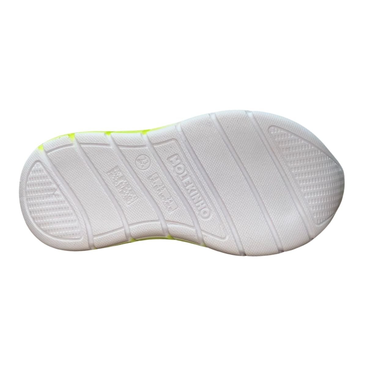 Tênis Slip On Esportivo Infantil Menino Molekinho 2147.513 Preto Preto/Verde 6