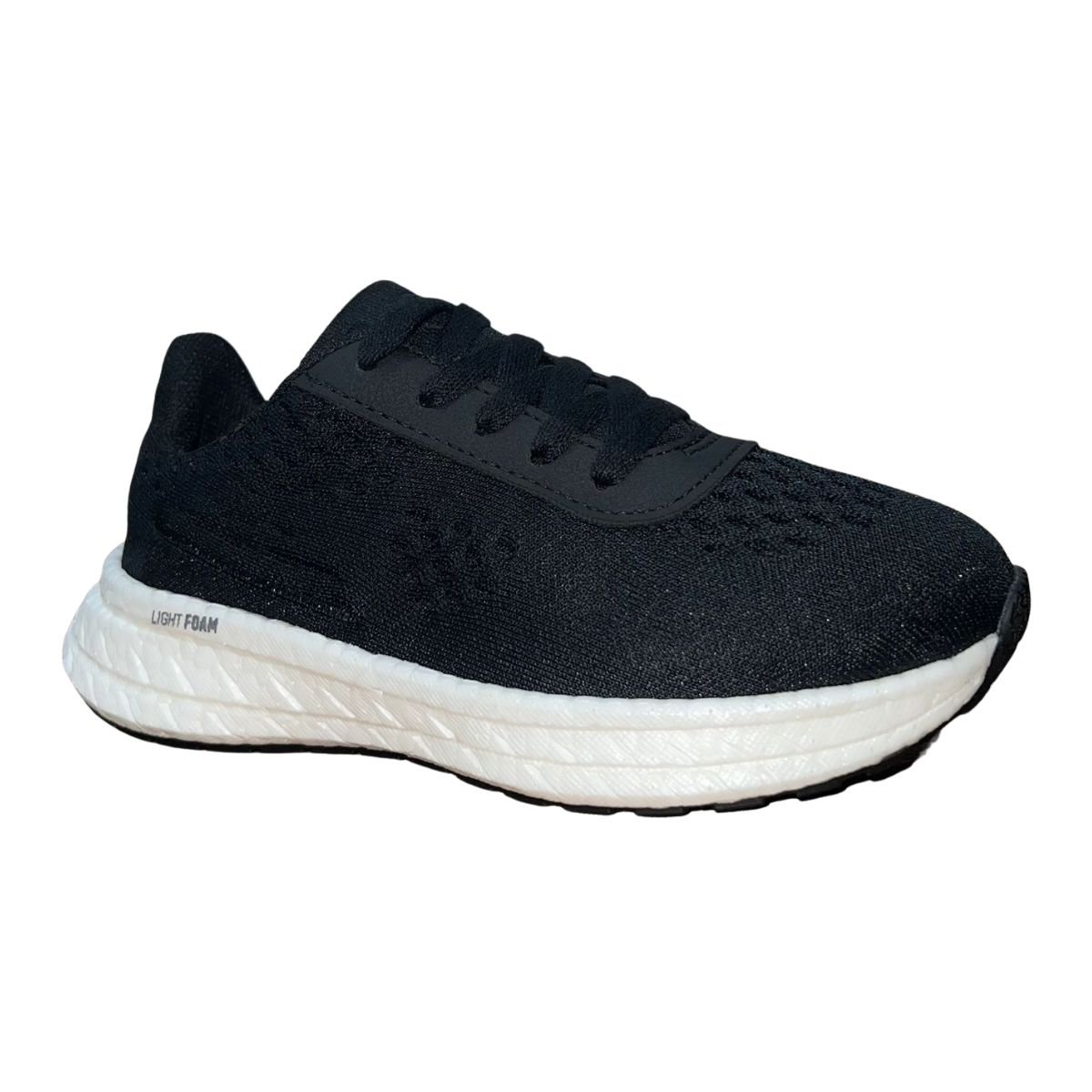 Tênis Esportivo de Malha Infantil Menino Molekinho 2866.102 Preto Preto 3