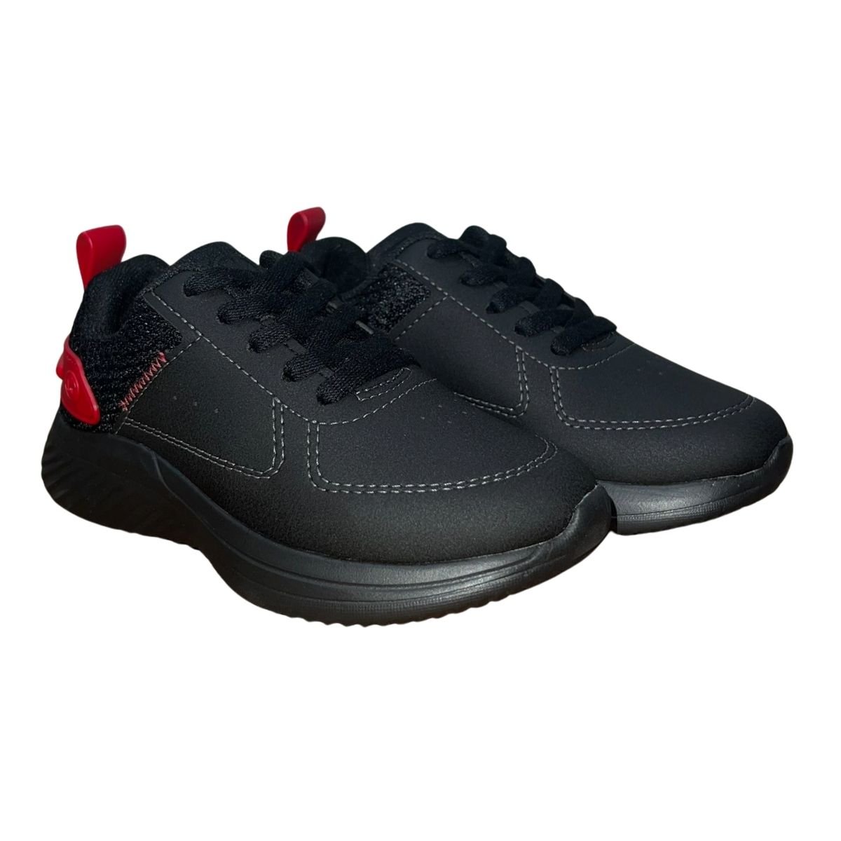 Tênis Esportivo Infantil Menino Molekinho 2862.330 Preto Preto 2