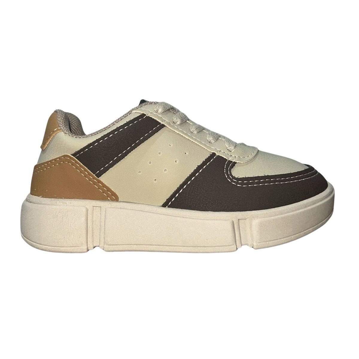 Tênis Casual Infantil Menino Molekinho 2838.125 Bege