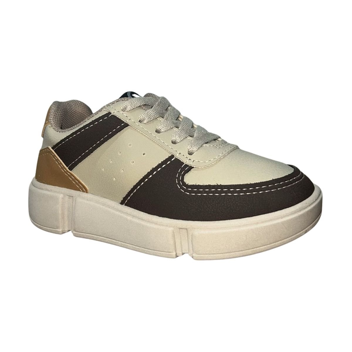 Tênis Casual Infantil Menino Molekinho 2838.125 Bege Bege 3