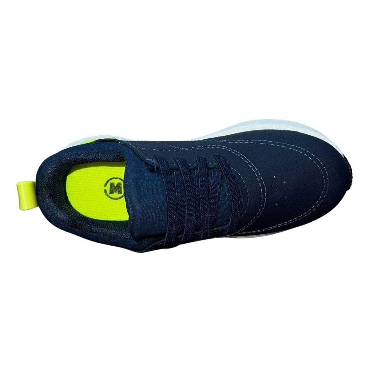 Tênis Slip On Esportivo com Cadarço Estilizado Infantil Menino Molekinho 2866.101 Marinho Marinho 4