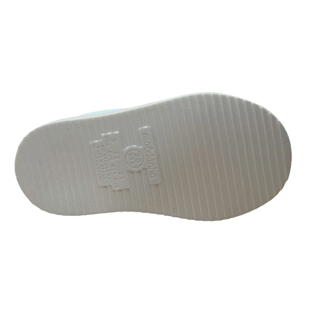 Tênis Casual Infantil Menina Molekinha 2131.612 Branco Branco 6