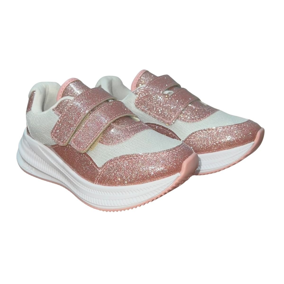 Tênis Slip On Casual de Tira Colante Infantil Menina Molekinha 2577.105 Branco Rosa Verniz Branco/Rosa 2
