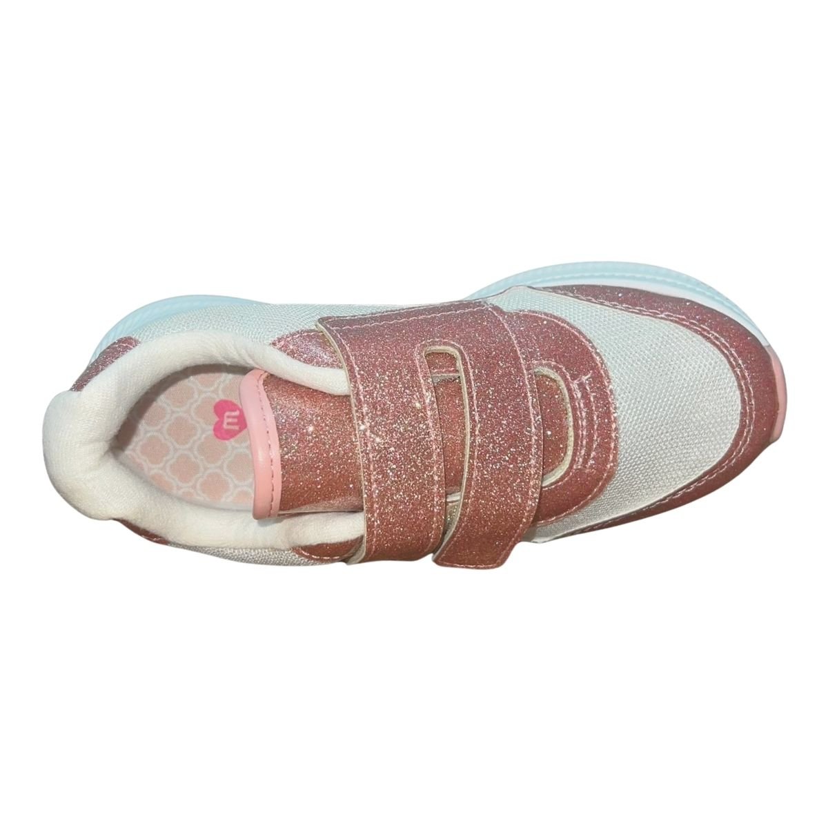 Tênis Slip On Casual de Tira Colante Infantil Menina Molekinha 2577.105 Branco Rosa Verniz Branco/Rosa 4
