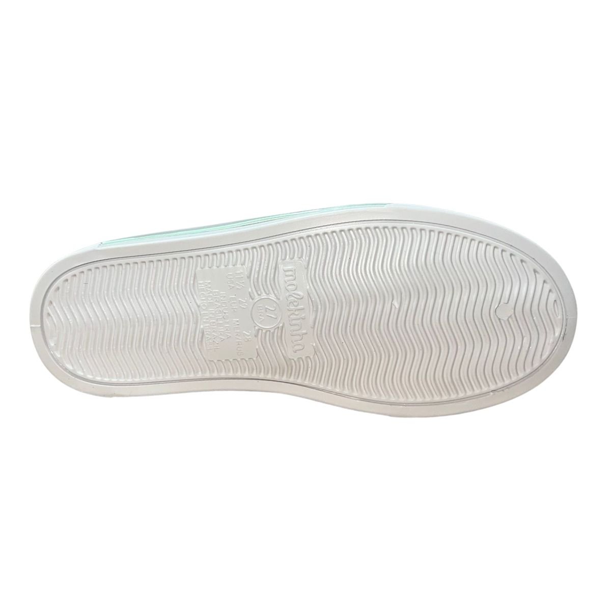 Tênis Casual de Lona Com Glitter Infantil Menina Molekinha 2524.353 Preto Preto 6