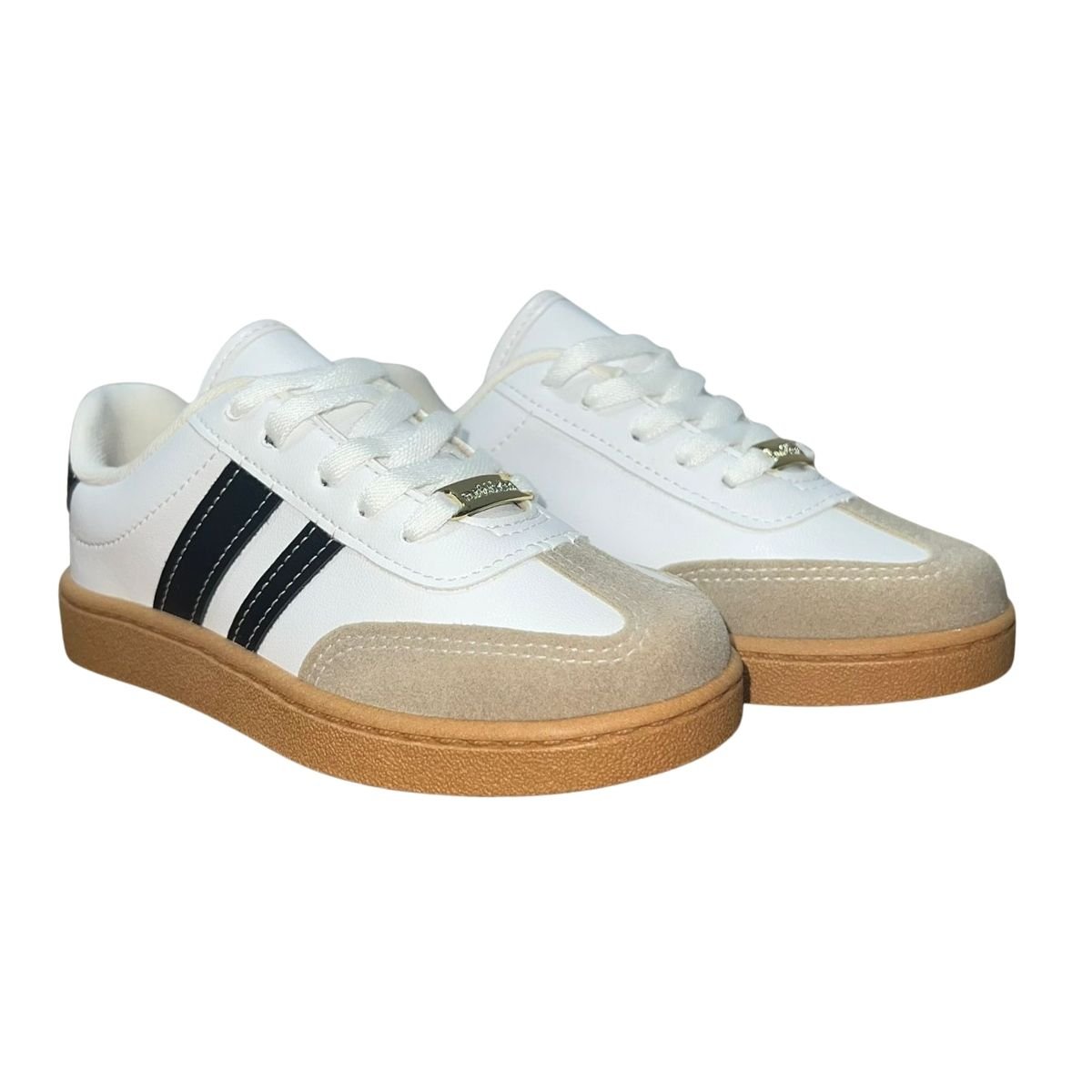 Tênis Casual Infantil Menina Molekinha 2574.108 Branco Branco 2