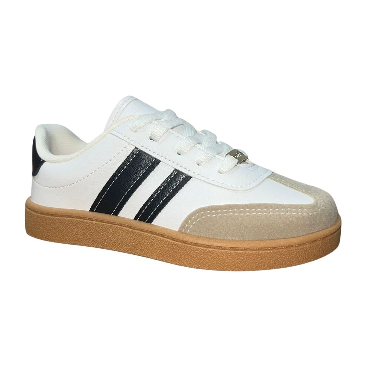 Tênis Casual Infantil Menina Molekinha 2574.108 Branco Branco 3