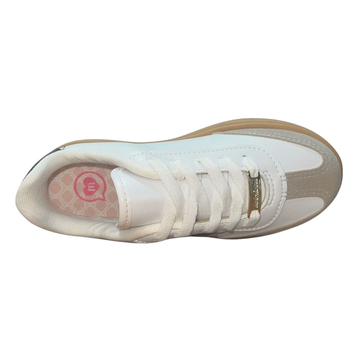 Tênis Casual Infantil Menina Molekinha 2574.108 Branco Branco 4