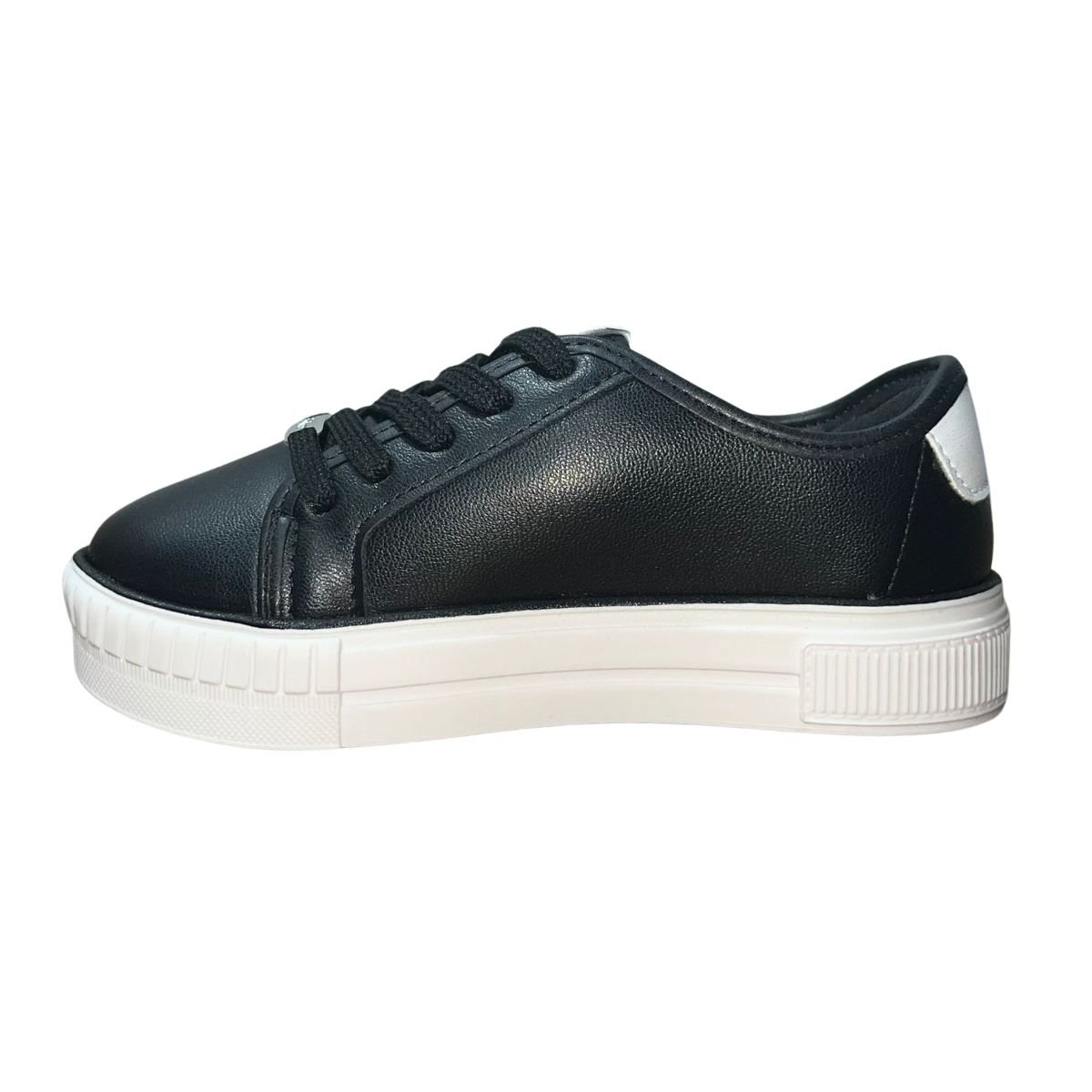 Tênis Casual Infantil Menina Molekinha 2565.109 Preto Preto/Branco 5