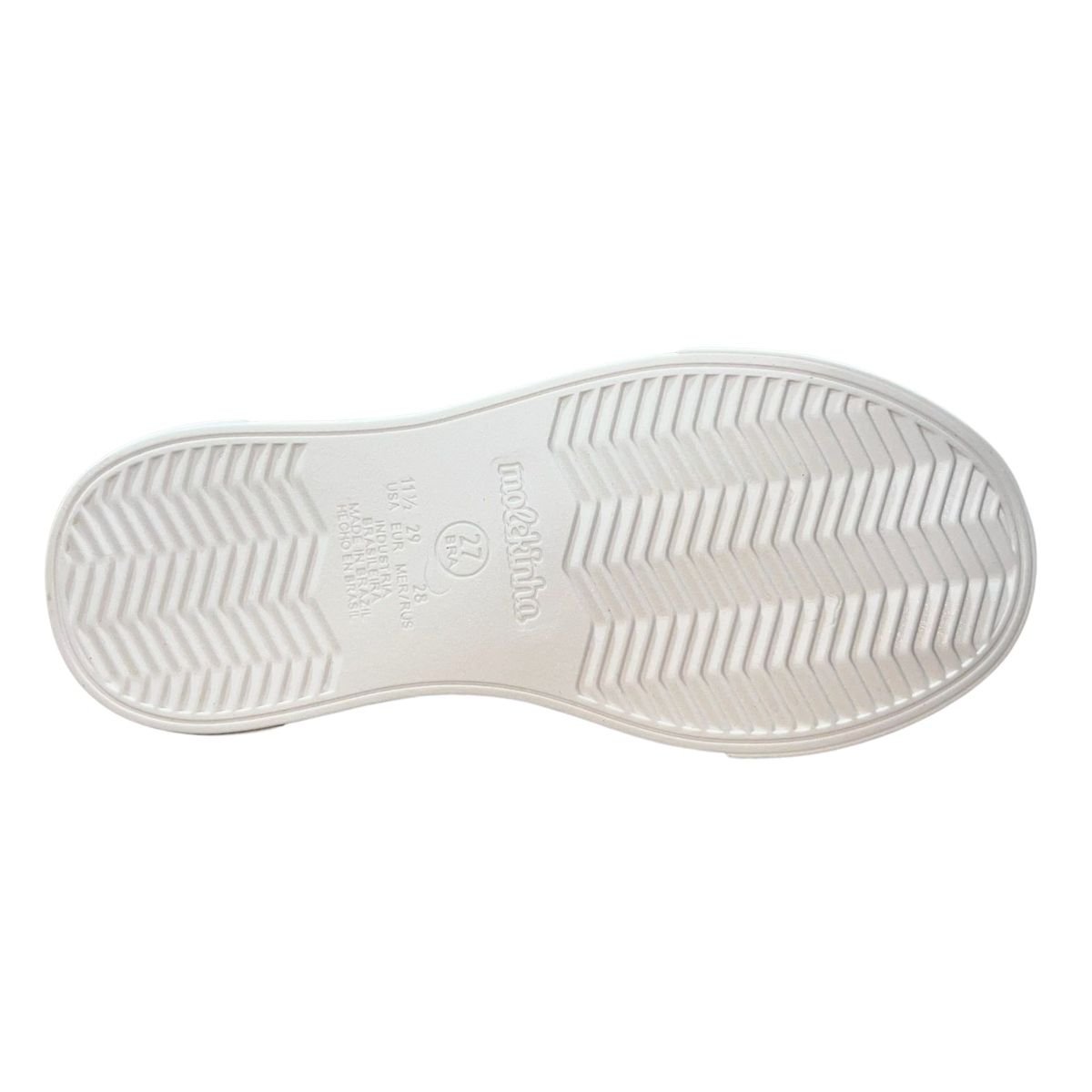 Tênis Casual Infantil Menina Molekinha 2565.109 Preto Preto/Branco 6