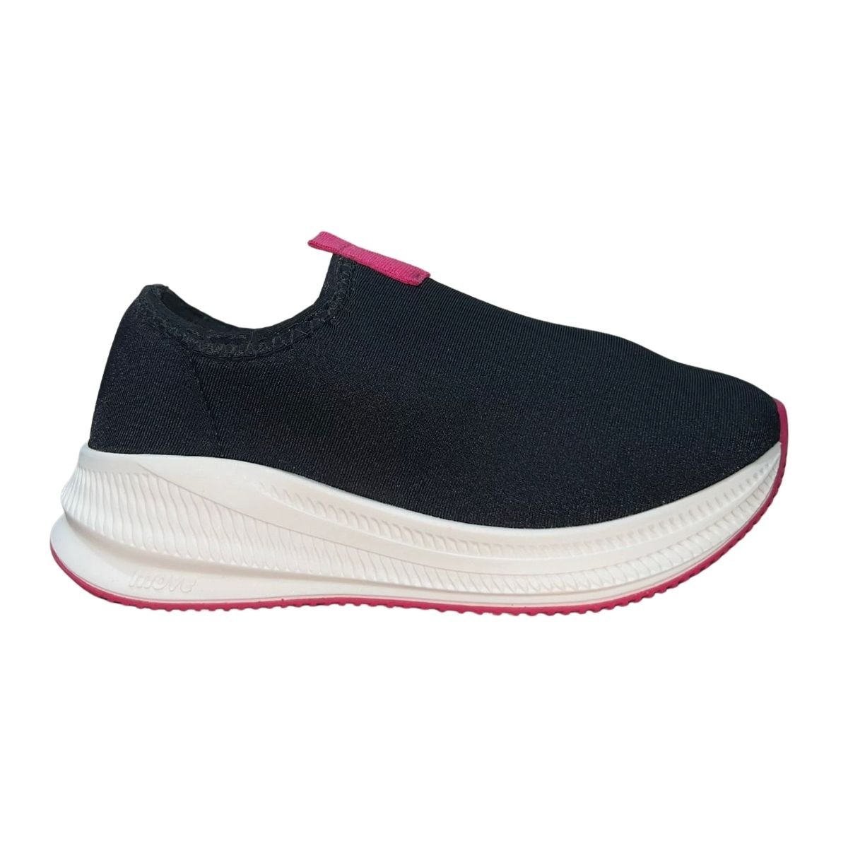 Tênis Slip On Casual Infantil Menina Molekinha 2577.100 Preto Preto 1