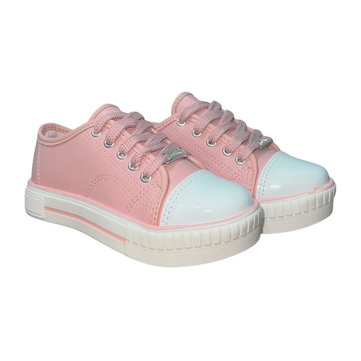 Tênis Casual Infantil Menina Molekinha 2565.100 Rosa Rosa 2