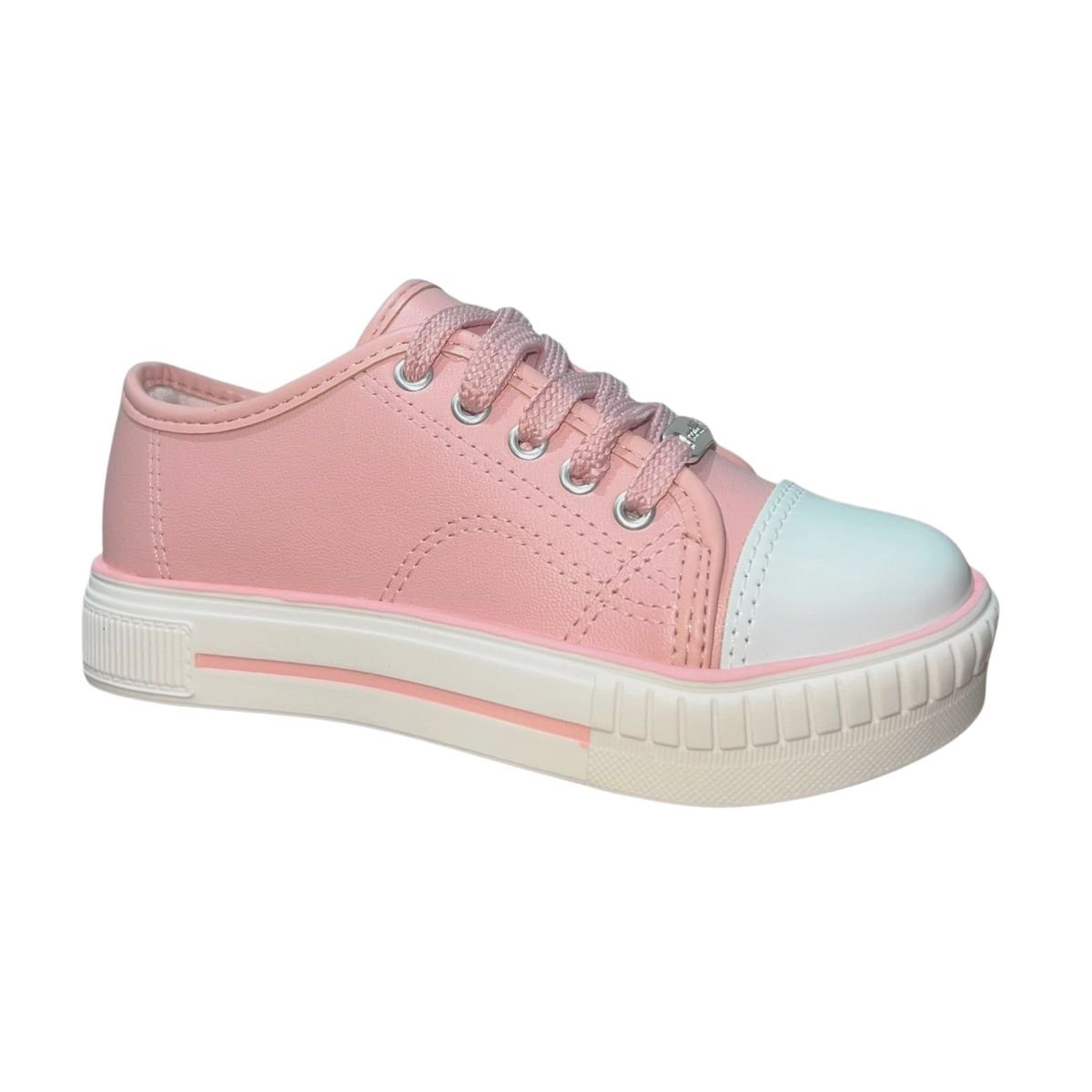 Tênis Casual Infantil Menina Molekinha 2565.100 Rosa Rosa 3