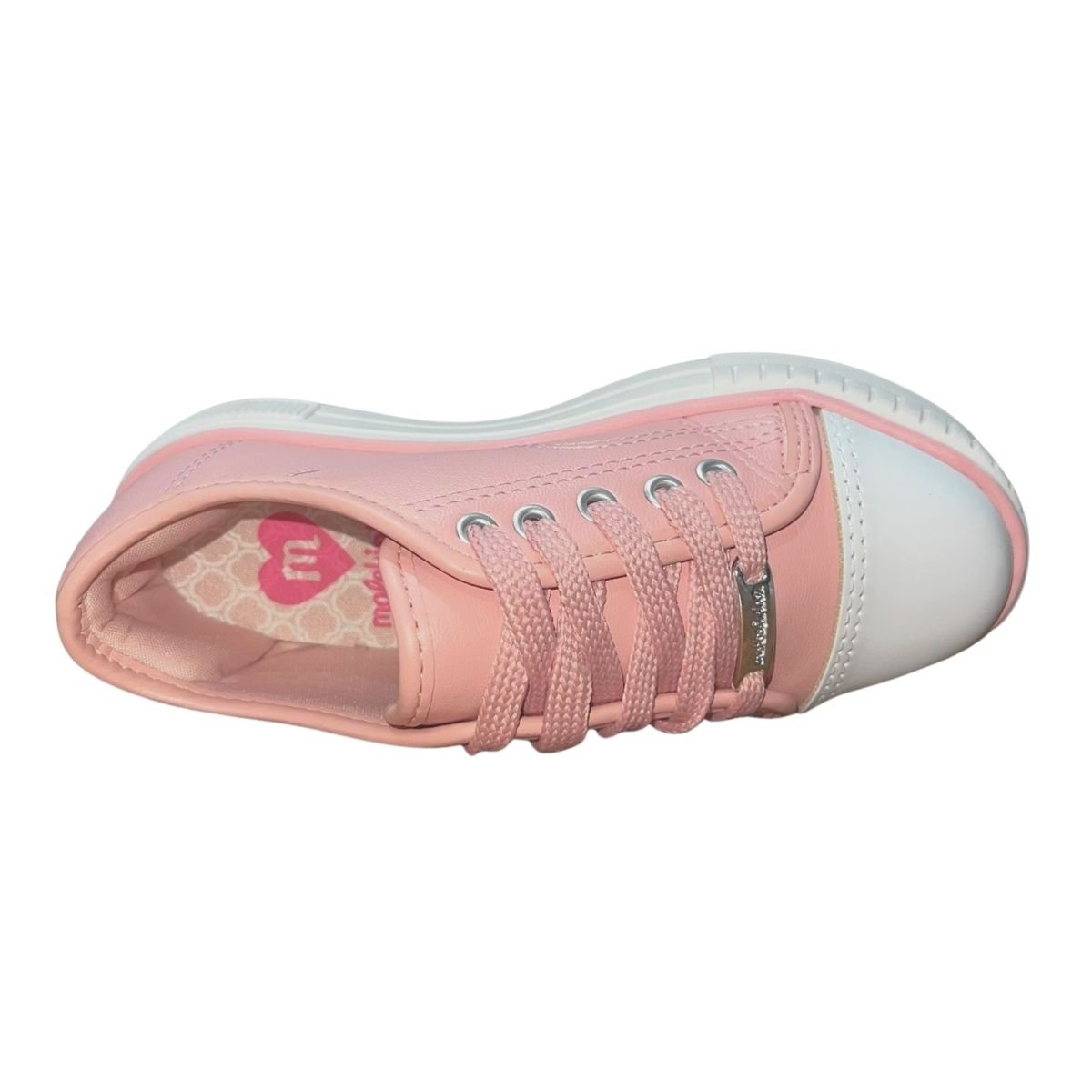 Tênis Casual Infantil Menina Molekinha 2565.100 Rosa Rosa 4