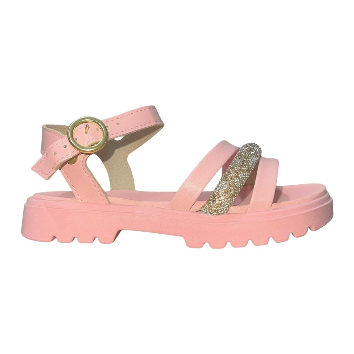 Sandália Casual Tratorado Infantil Menina Molekinha 2344.128 Rosa