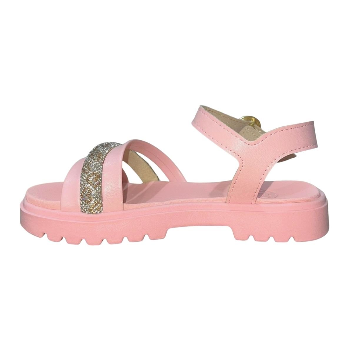 Sandália Casual Tratorado Infantil Menina Molekinha 2344.128 Rosa Rosa 5