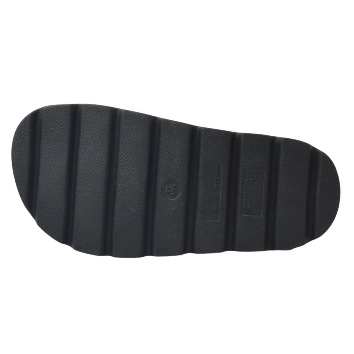 Sandália Slide Plataforma Tratorado Infantil Menina Molekinha 2362.100 Prata Preto Preto/Prata 6