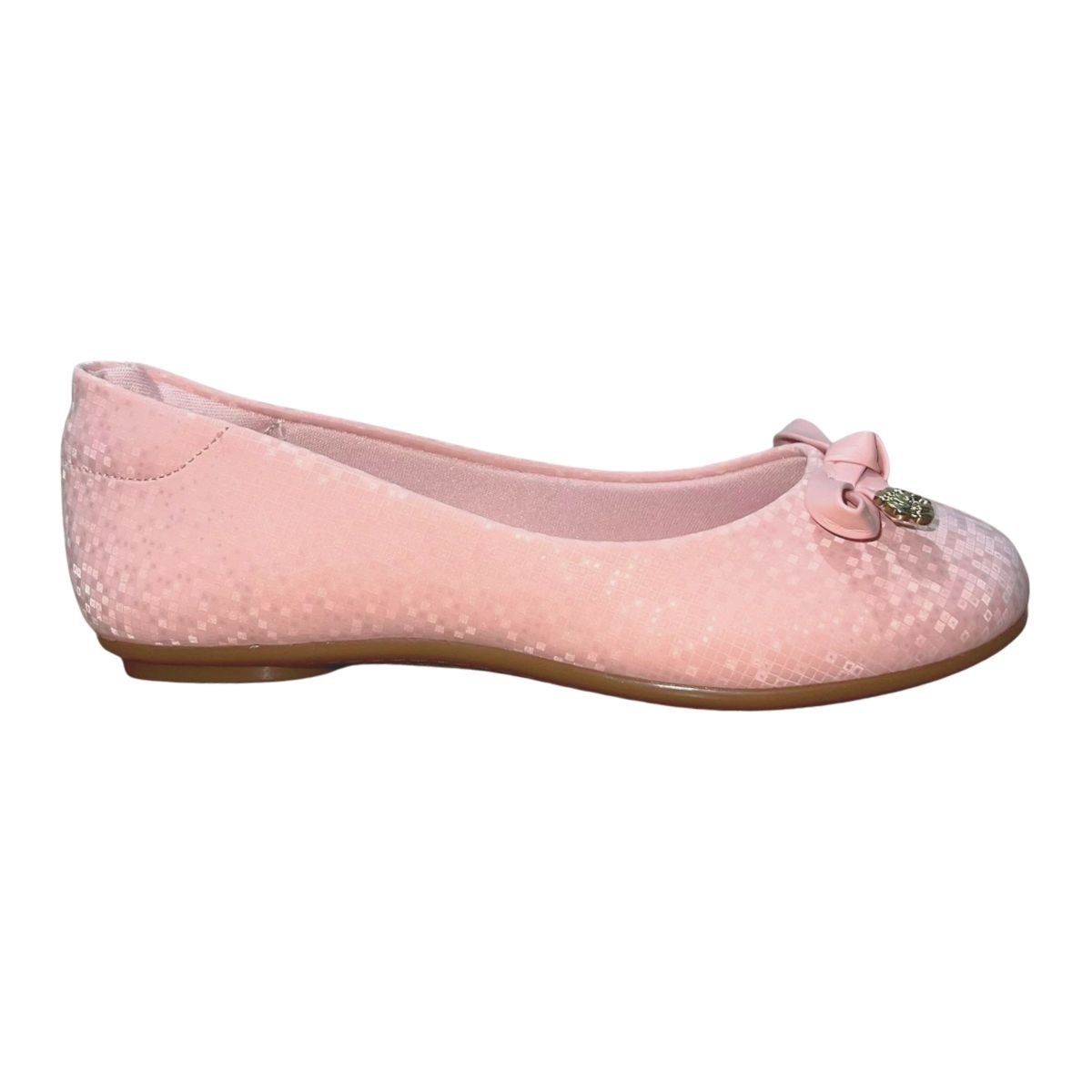 Sapatilha Casual Enfeite Laço Infantil Menina Molekinha 2083.1106 Rosa