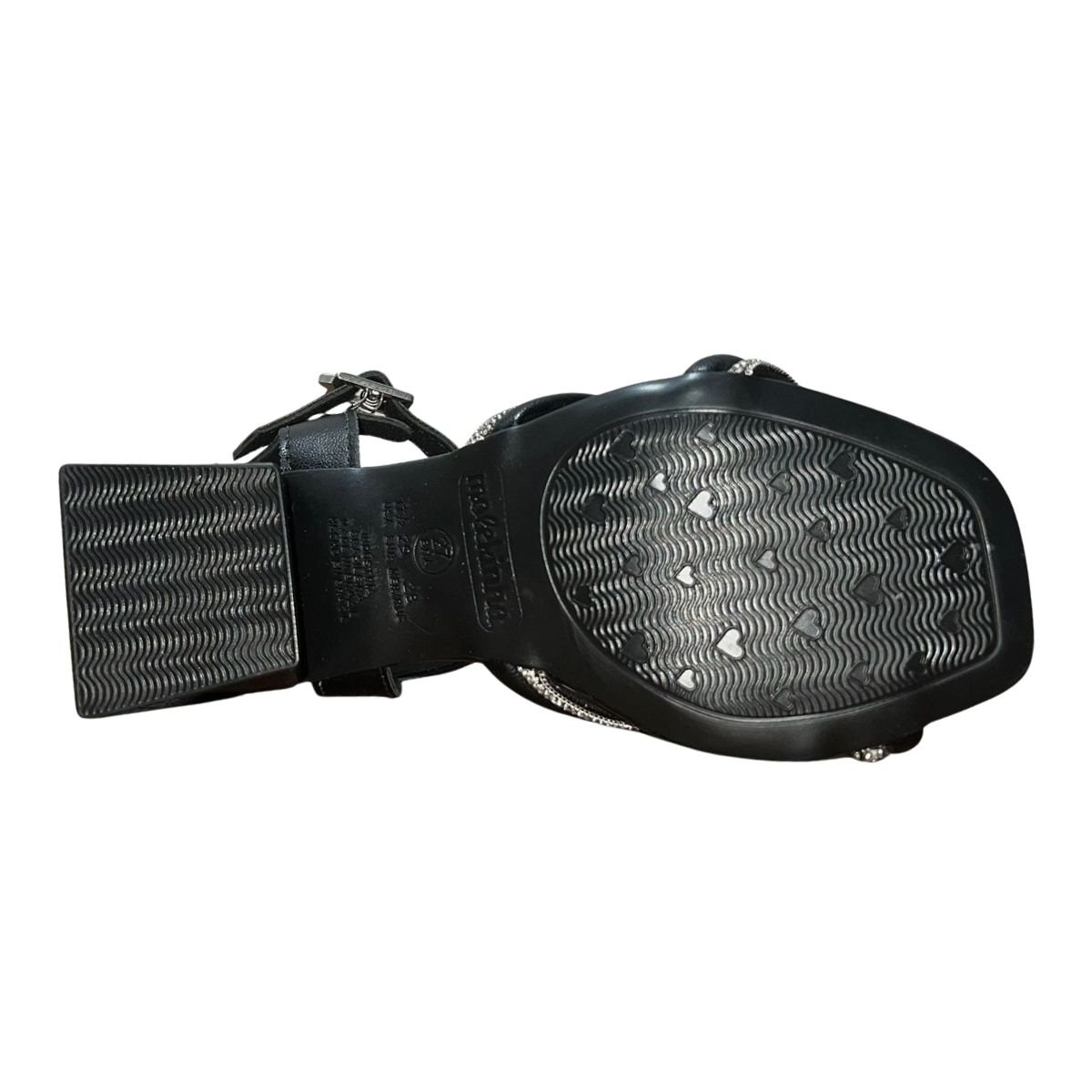 Sandália de Salto Bloco Infantil Menina Molekinha 2347.121 Preto Preto 6