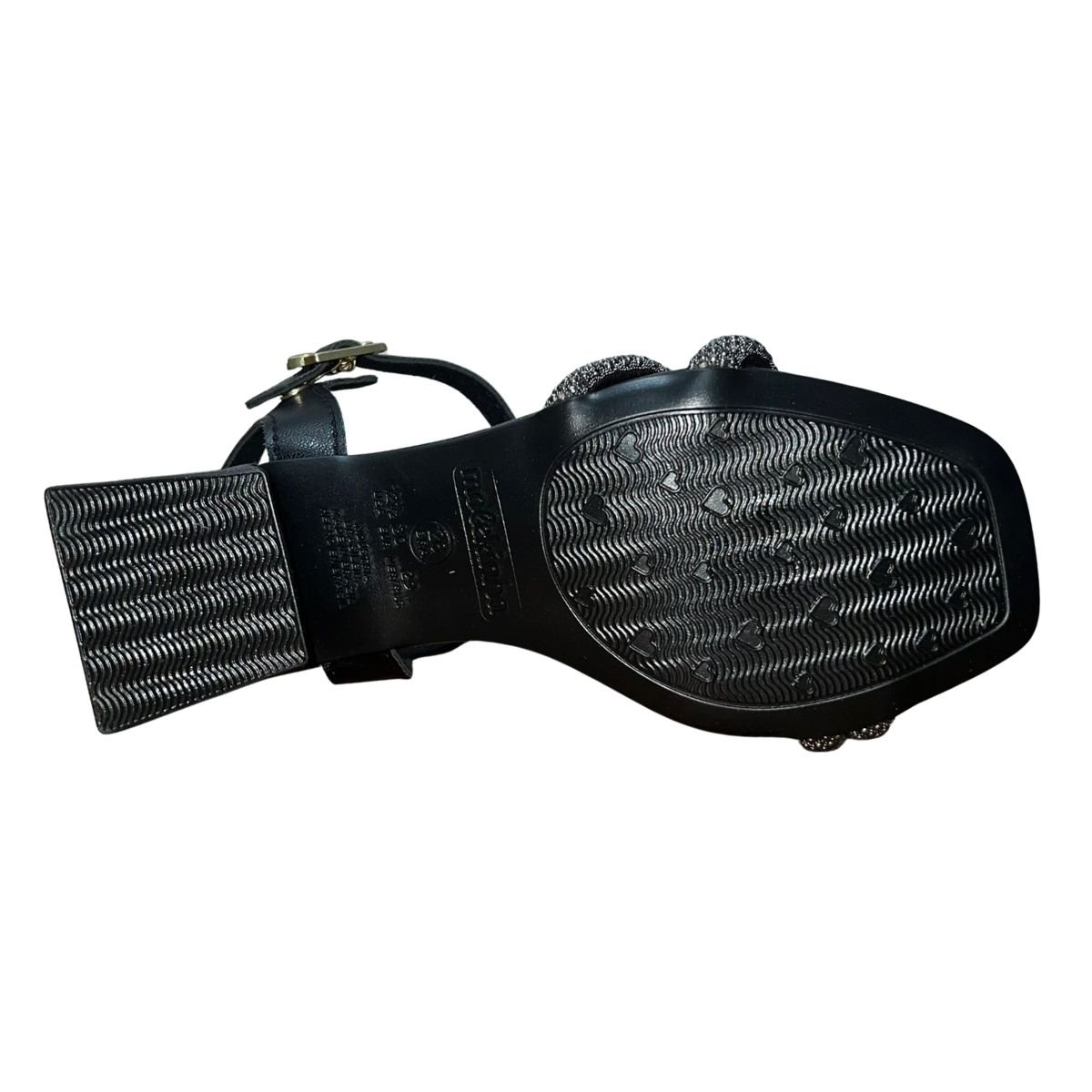 Sandália de Salto Bloco Infantil Menina Molekinha 2347.107 Preto Preto 6