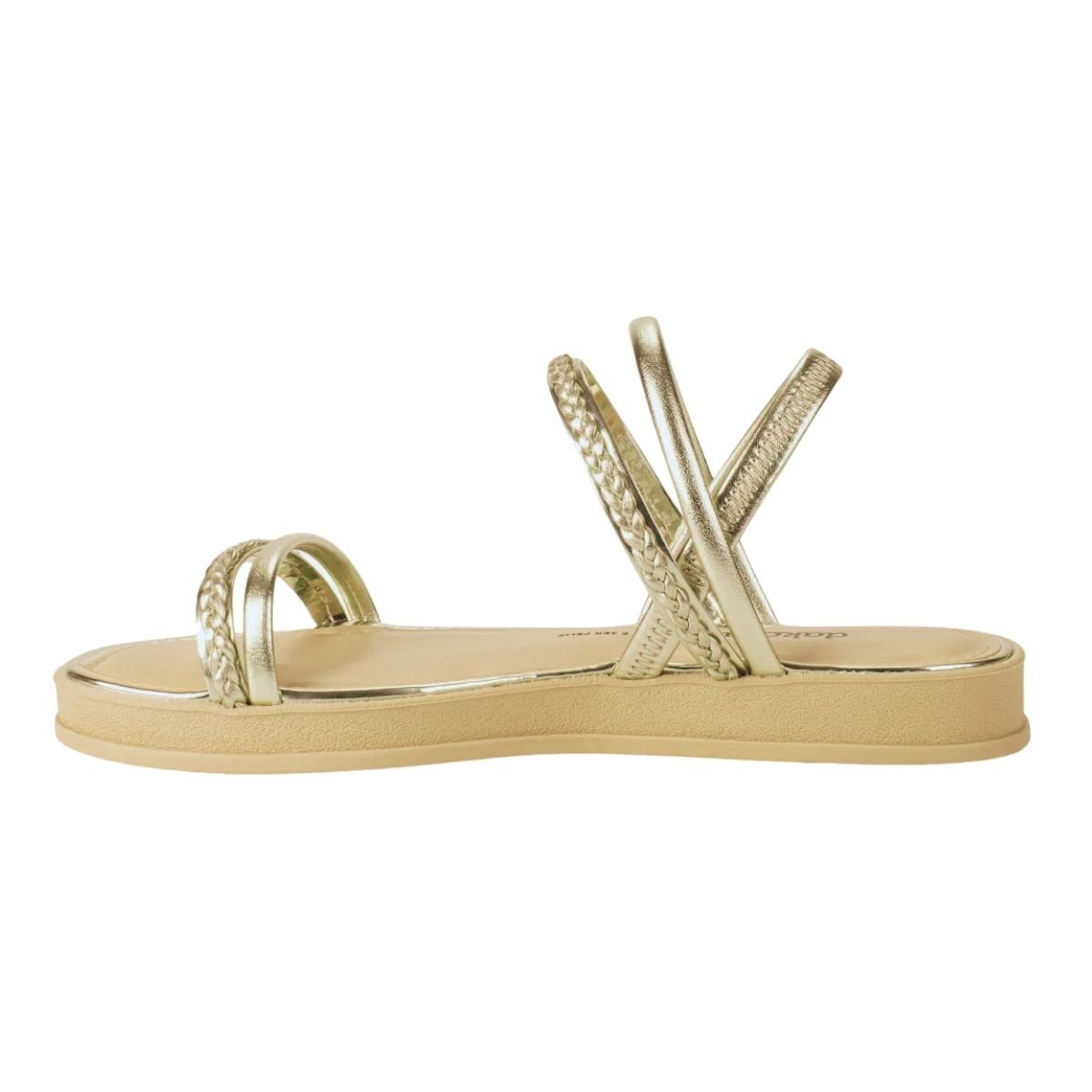 Sandália Rasteira Feminino Dakota Y8441 Dourado Dourado 5
