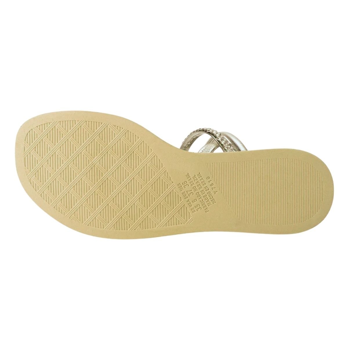 Sandália Rasteira Feminino Dakota Y8441 Dourado Dourado 6