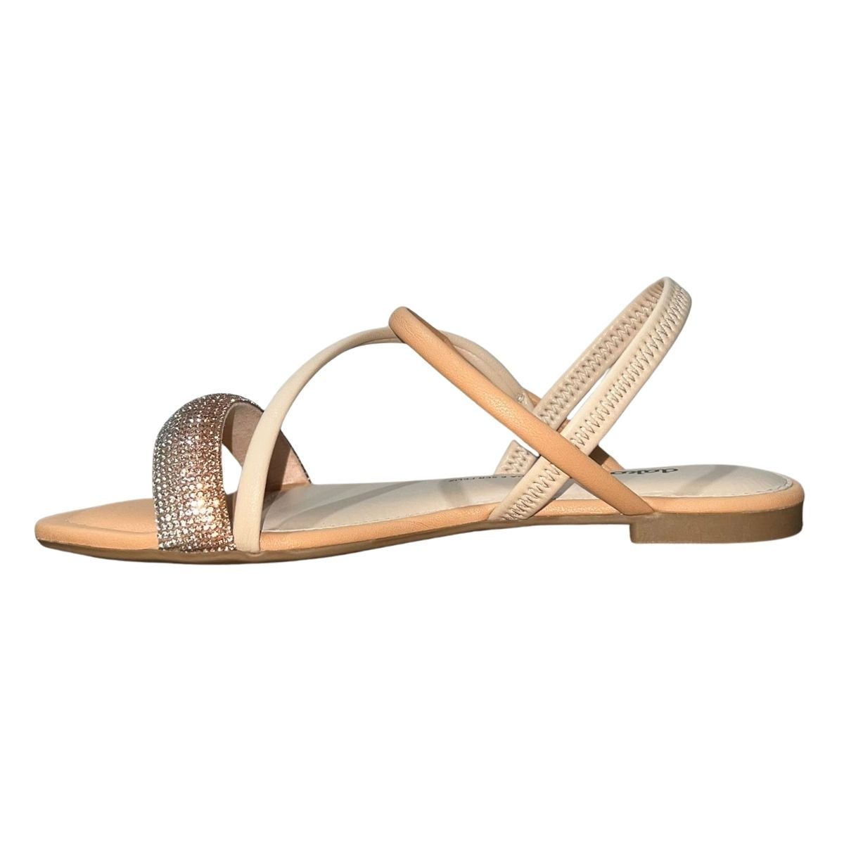 Sandália Rasteira Feminino Dakota Y7711 Bege Bege 5