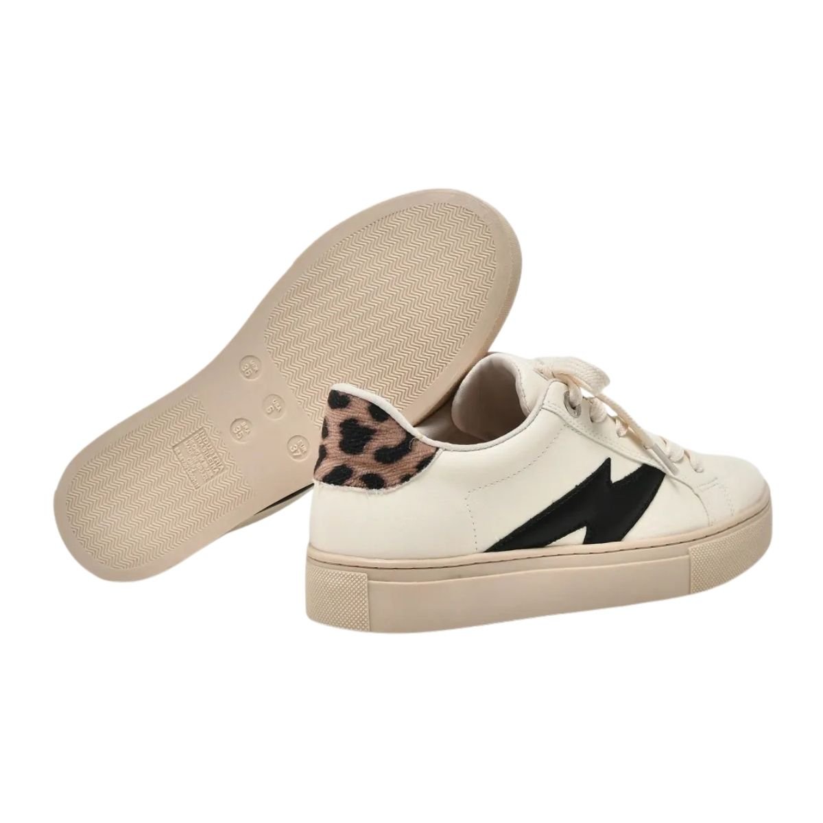 Tênis Casual Feminino Via Marte 082-002-04 Bege Bege 4