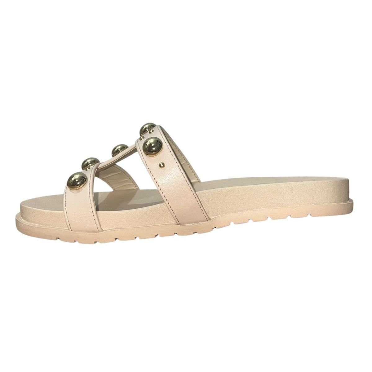 Sandália Papete Feminino Via Marte 174-005-01 Creme Creme 6