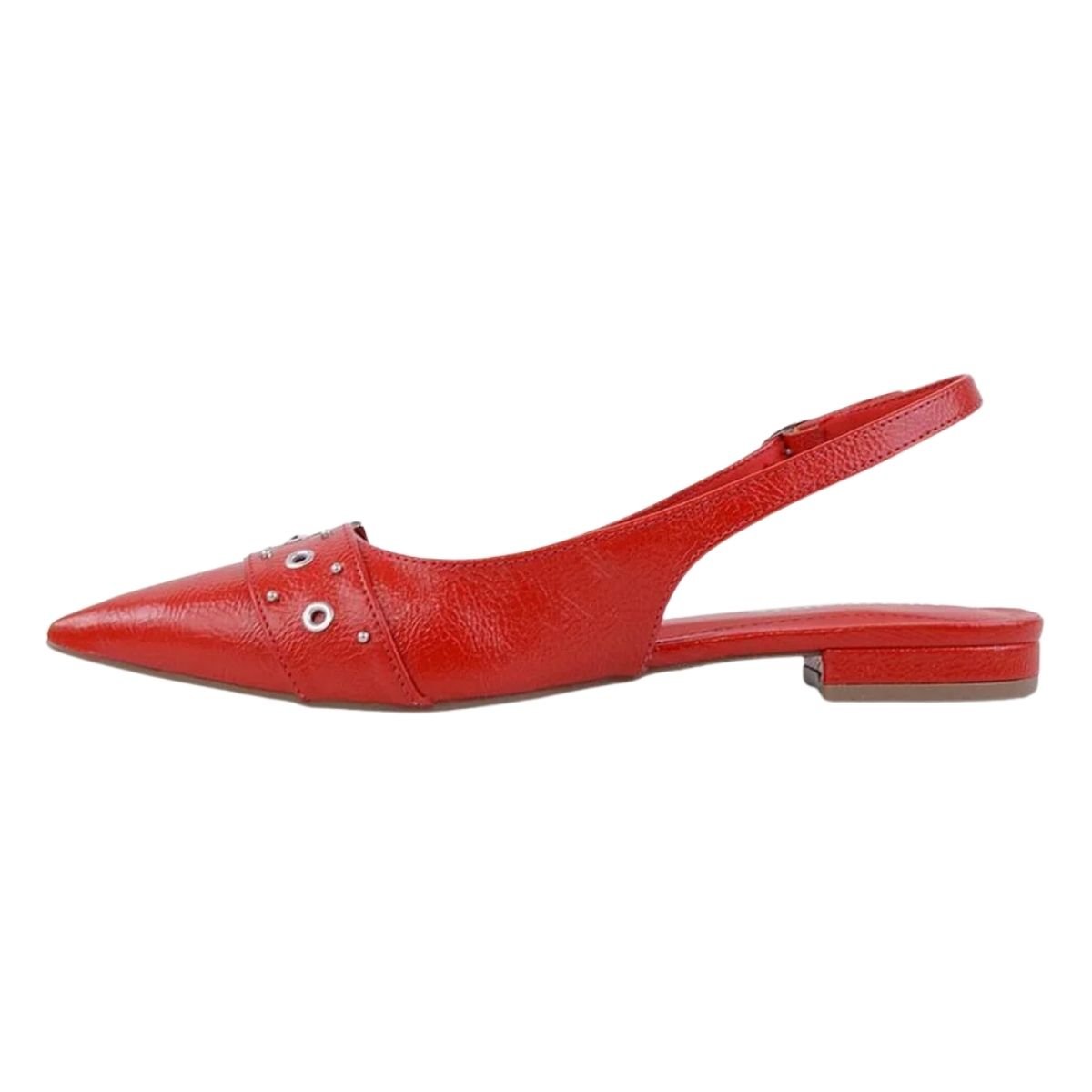Sapatilha Slingback Feminino Via Marte 144-001-01 Vermelho Vermelho 4