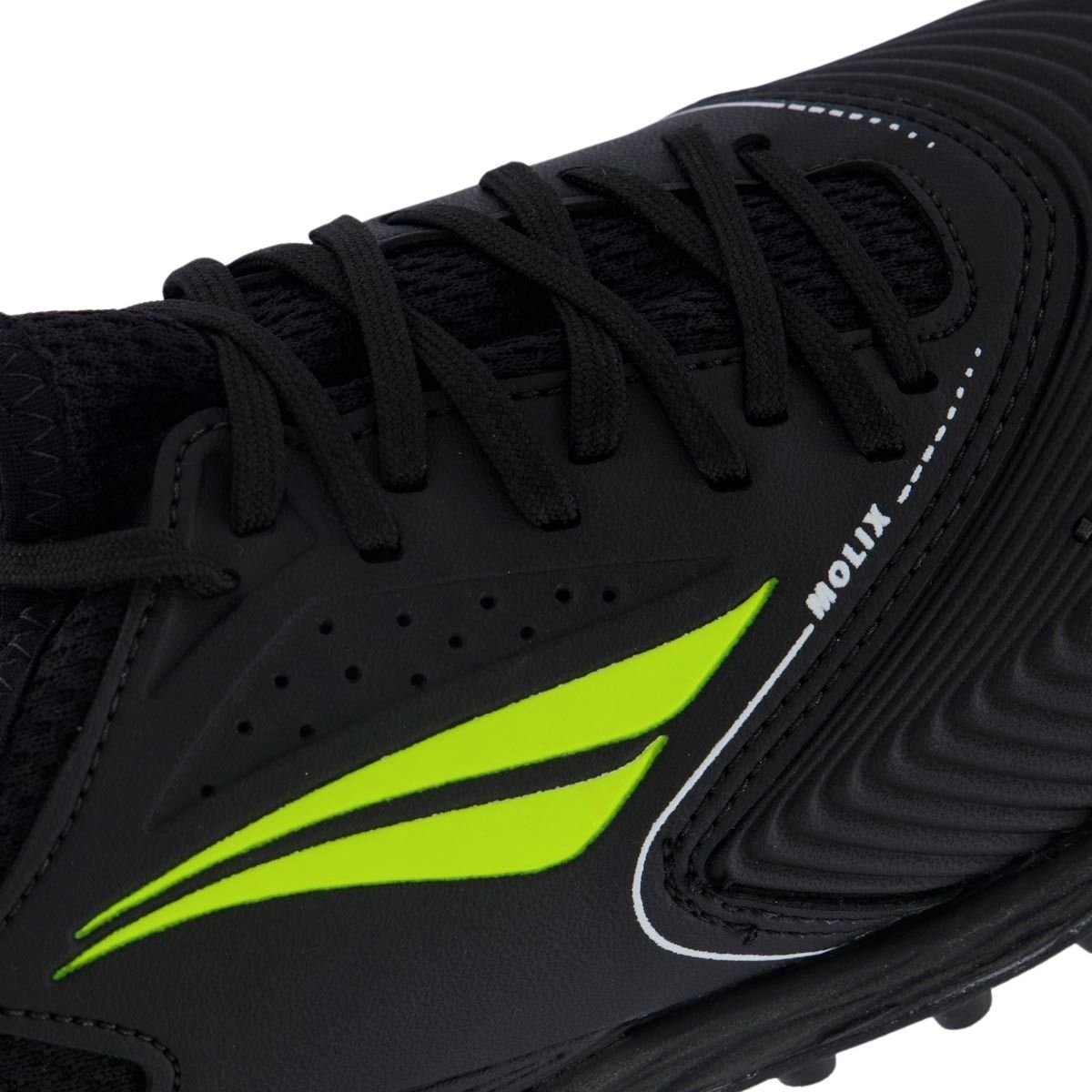 Chuteira Society Masculino Penalty SE7E Pro Molix Locker Y-1 Preto Preto/Verde 6
