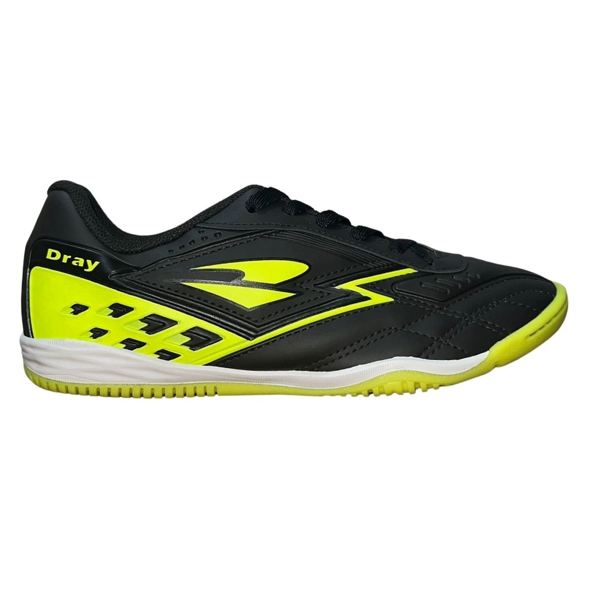 Chuteira Futsal Masculino Dray 396 Topfly Preto Verde