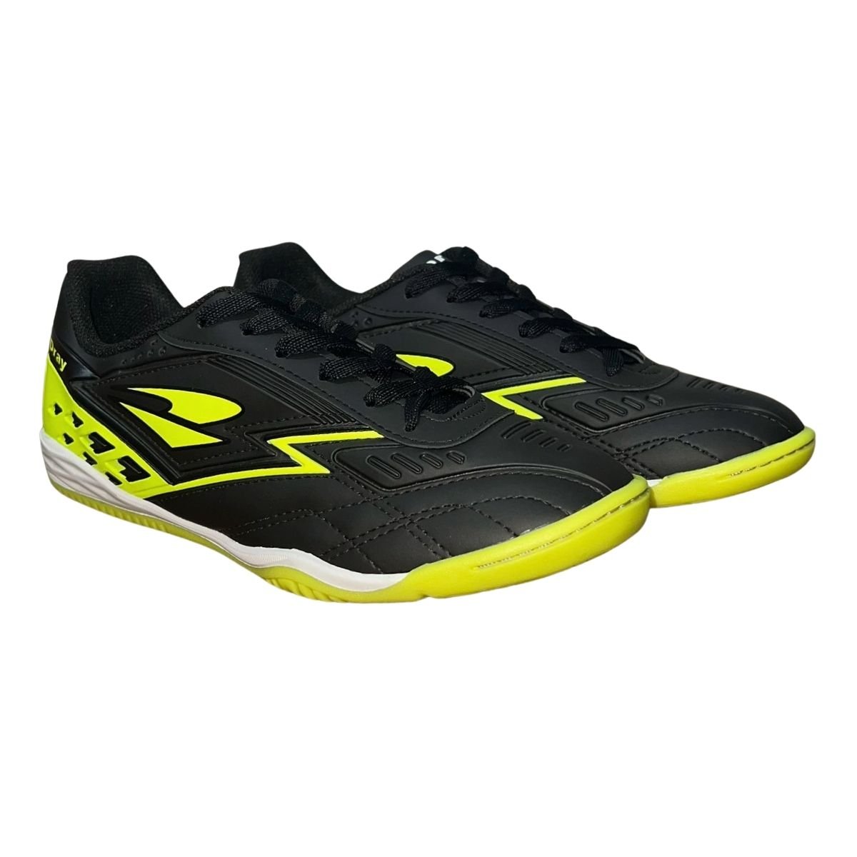 Chuteira Futsal Masculino Dray 396 Topfly Preto Verde Preto/Verde 2