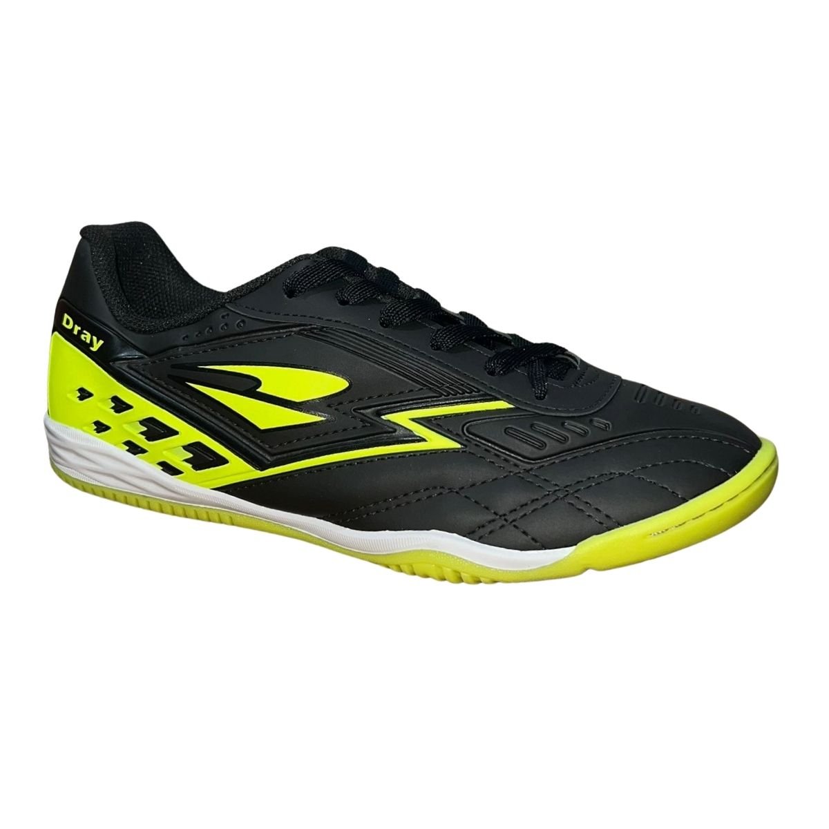 Chuteira Futsal Masculino Dray 396 Topfly Preto Verde Preto/Verde 3