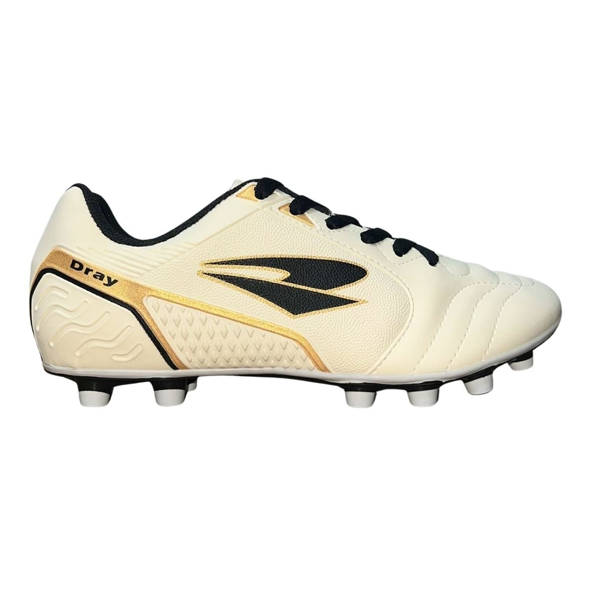 Chuteira Campo Masculino Dray 398 Topfly Creme