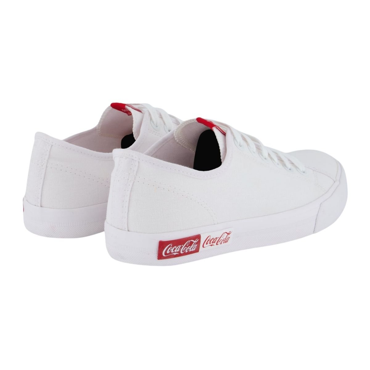 Tênis Casual Feminino Coca-Cola CC2186 Blend Basic Branco Branco 4