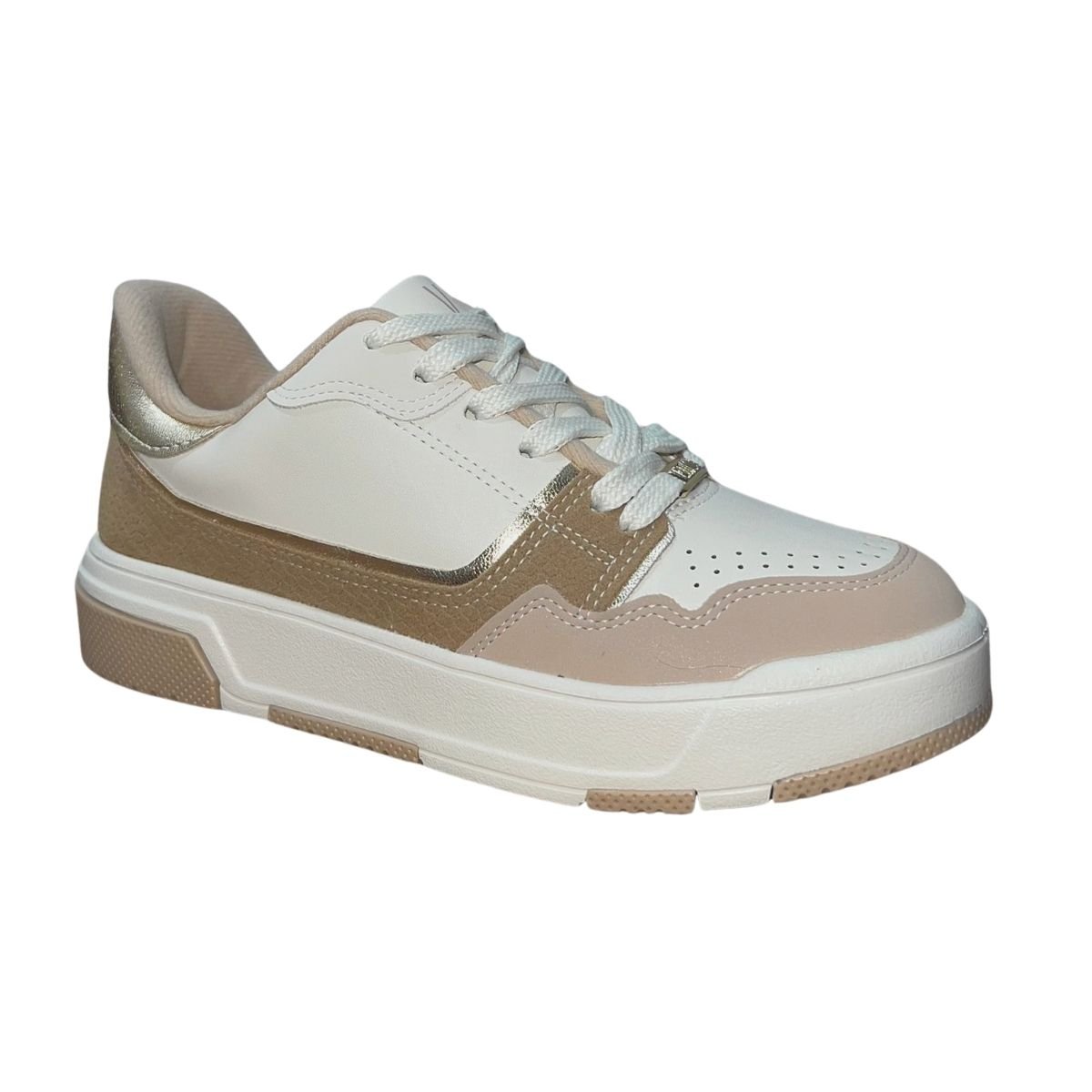 Tênis Casual Feminino Vizzano 1455.102 Bege Bege 3