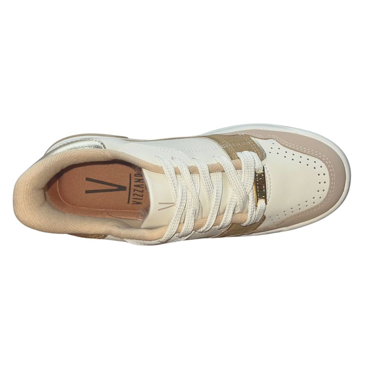Tênis Casual Feminino Vizzano 1455.102 Bege Bege 4