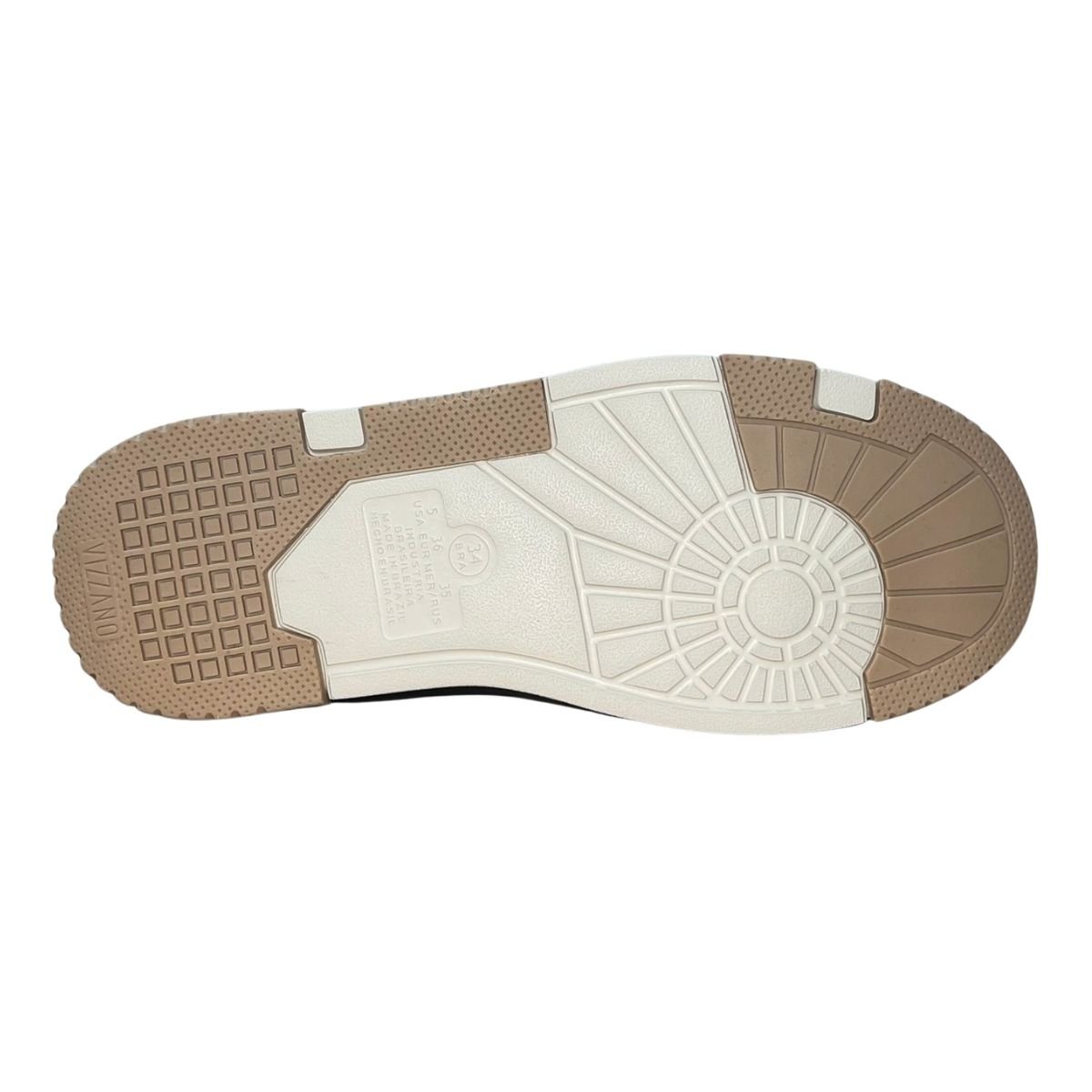 Tênis Casual Feminino Vizzano 1455.102 Bege Bege 6